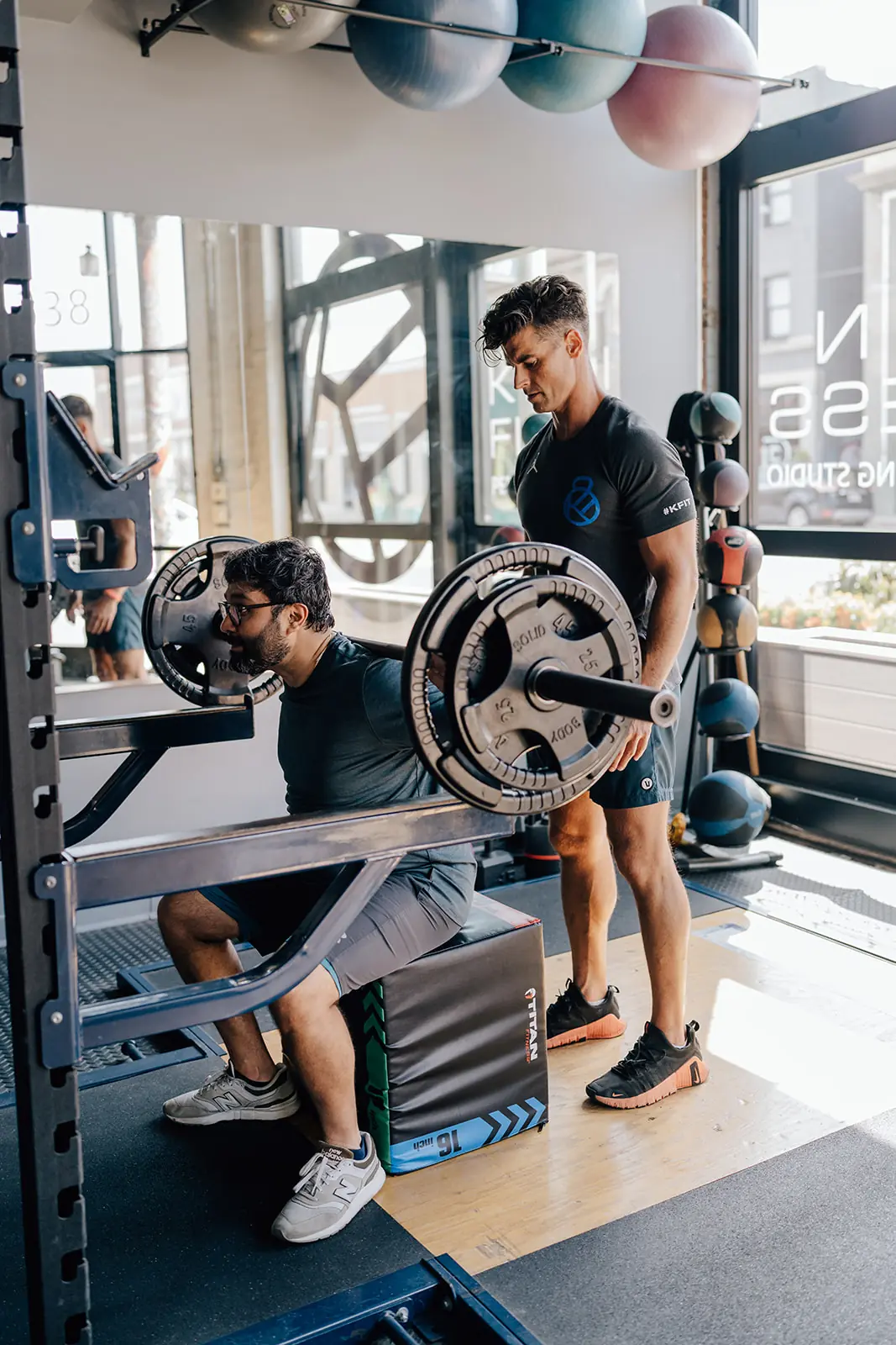 Klein Fitness gym training space and workout equipment